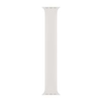 Apple Bracelet Boucle unique en Silicone Apple Watch | 38/40/41/42 mm - Taille 5 - White
