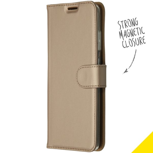 Accezz Étui de télephone Wallet Samsung Galaxy S20 Ultra - Doré