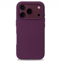 Accezz Coque Liquid Silicone avec MagSafe Apple iPhone 18 Pro Max / 17 Pro Max - Dark Cherry