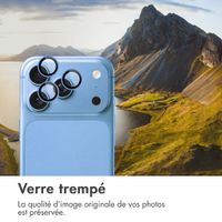 imoshion Lot de 2 protections d'objectif de caméra pour Apple iPhone 18 Pro / 18 Pro Max - Light Blue