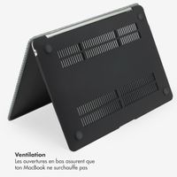 Selencia Coque tissée Apple MacBook Air 13 pouces (2022 / 2024 M3 / 2025 M4 / 2026 M5) - Gris