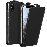 Accezz Étui à rabat Apple iPhone X / Xs - Noir