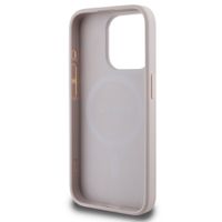 Guess Coque 4G Metal Logo MagSafe Apple iPhone 15 Pro Max - Rose
