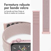 imoshion Bracelet en nylon Apple Watch | 44/45/46/49 mm - Light Pink