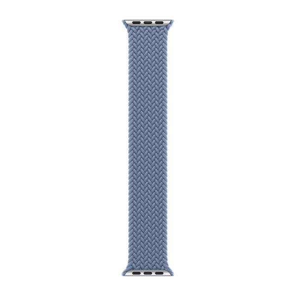 Apple Bracelet Solo tressé Apple Watch | 44/45/46/49 mm - Taille 5 - Slate Blue