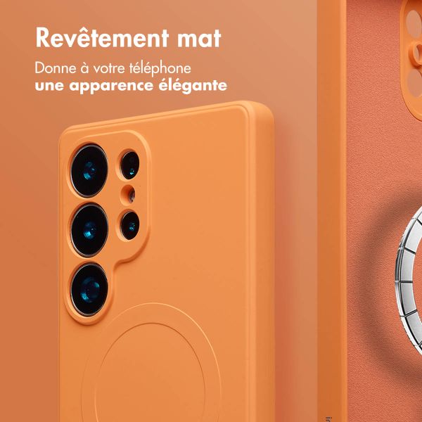imoshion Coque Couleur avec MagSafe Samsung Galaxy S25 Ultra - Orange
