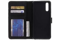 Étui de télephone portefeuille Huawei P20 - Noir