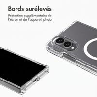 Accezz Coque arrière Xtreme Impact avec MagSafe Samsung Galaxy Z Fold 8 - Transparent