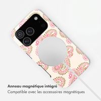 Selencia Coque arrière Vivid avec MagSafe Apple iPhone 18 Pro Max / 17 Pro Max - Paisley Blush