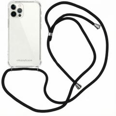 imoshion Coque arrière transparente avec cordon Apple iPhone 12 (Pro) - Noir