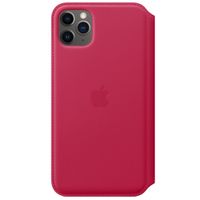 Apple 4 Pack Étui de télephone portefeuille Leather Folio Apple iPhone 11 Pro Max - Red Raspberry + Peacock + Deep Sea Blue + Black