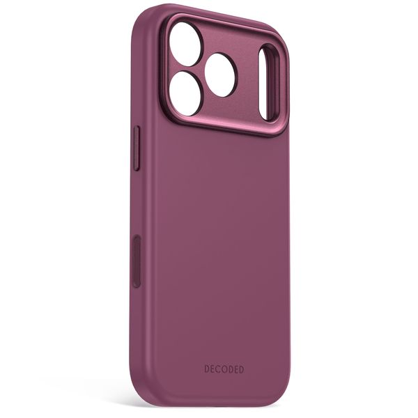 Decoded Coque en silicone MagSafe Apple iPhone 18 Pro / 17 Pro - Plum