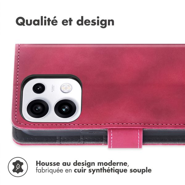 imoshion Etui de télephone portefeuille avec cordon Oppo Reno 16 / 16 Pro - Rouge