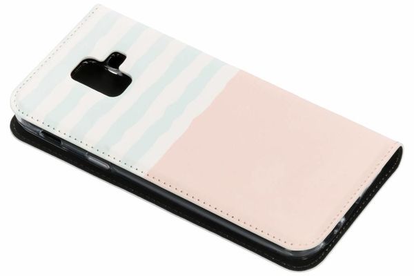 Concevez votre propre housse portefeuille Samsung Galaxy A6 (2018) - Blanc