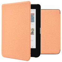 imoshion Étui de liseuse portefeuille Canvas Kobo Clara Colour / BW - Peach