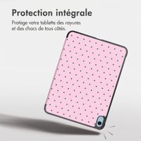 imoshion Coque tablette Design Trifold Apple iPad 11 (2025) 11 pouces A16 / iPad 10 (2022) 10.9 pouces - Happy Dots
