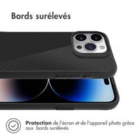 imoshion Rugged Hybrid Carbon Case Apple iPhone 15 Pro Max - Noir