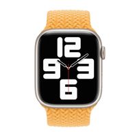 Apple Bracelet Solo tressé Apple Watch | 44/45/46/49 mm - Taille 11 - Maize