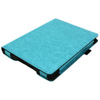 imoshion Étui de liseuse portefeuille en cuir végan Kobo Aura H2O - Bleu clair