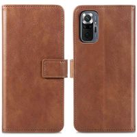 imoshion Étui de télephone portefeuille de luxe Xiaomi Redmi Note 10 Pro - Marron