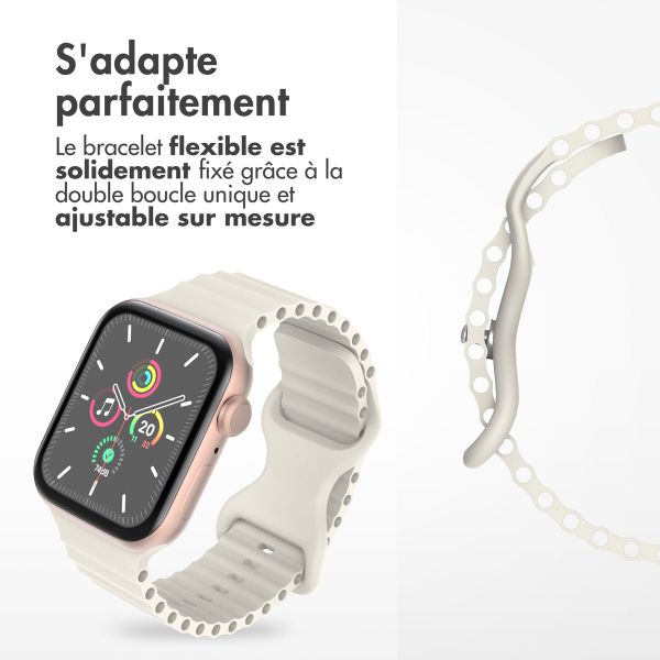imoshion Bracelet Athletic en silicone Apple Watch | 44/45/46/49 mm - Starlight