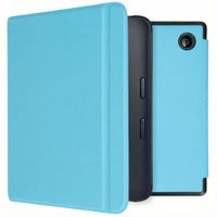 imoshion Étui de liseuse portefeuille Slim Hard Kobo Libra 2 / Tolino Vision 6 - Bleu clair