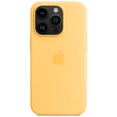 Apple Coque en silicone MagSafe Apple iPhone 14 Pro - Sunglow