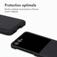 Accezz Coque arrière Grid Samsung Galaxy Z Flip 8 - Noir