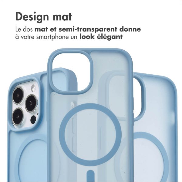 imoshion Coque Color Guard avec MagSafe Apple iPhone 13 Pro - Bleu clair