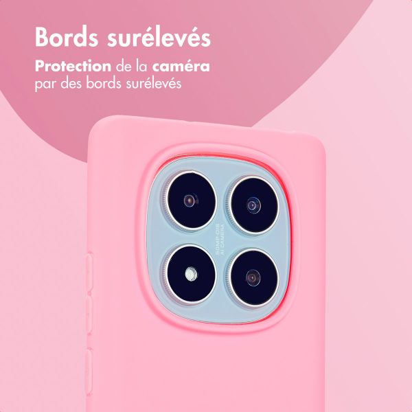 imoshion Coque Couleur Xiaomi Redmi Note 14 Pro (4G) - Bubblegum Pink