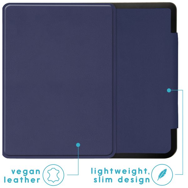 imoshion Étui de liseuse portefeuille Slim Hard Tolino Page 2 - Bleu foncé