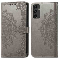 imoshion Etui de télephone Mandala Samsung Galaxy A14 (5G/4G) - Gris