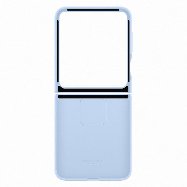 Samsung Original Coque en silicone Ring Samsung Galaxy Z Flip 6 / Flip 7 FE - Blue