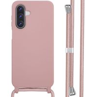 imoshion Coque en silicone avec cordon Samsung Galaxy A17 (5G) / (4G) - Sand Pink