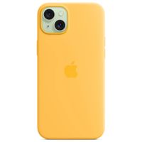 Apple Coque en silicone MagSafe Apple iPhone 15 Plus - Sunshine