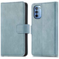 imoshion Étui de télephone portefeuille de luxe Motorola Moto G14 - Bleu clair