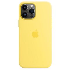Apple Coque en silicone MagSafe Apple iPhone 13 Pro - Lemon Zest