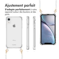 imoshion Coque avec cordons de téléphone Apple iPhone Xr - Perles