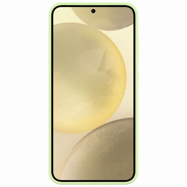 Samsung Original Coque en silicone Samsung Galaxy S24 - Light Green