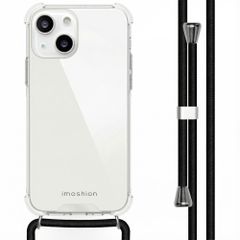 imoshion Coque arrière transparente avec cordon Apple iPhone 13 - Noir