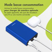 imoshion Ultra Series Aluminium Batterie externe 20.000 mAh - Charge rapide jusqu'à 33 watts - Cobalt Blue