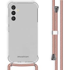 imoshion Coque arrière transparente avec cordon Samsung Galaxy A34 (5G) - Rose Doré