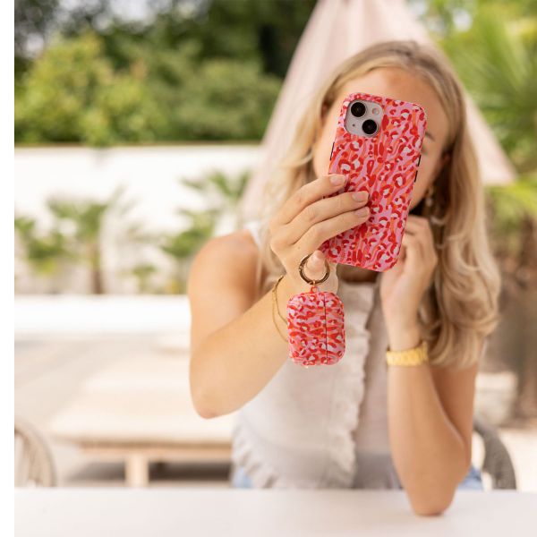 Selencia Coque arrière Vivid avec MagSafe Apple iPhone 15 - Wild Spots Lipstick
