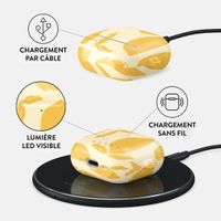 Burga Coque rigide Apple AirPods 4 - Lemon Tart