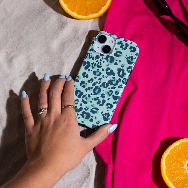 Selencia Coque arrière Vivid Samsung Galaxy A15 (5G/4G) - Wild Spots Light Blue