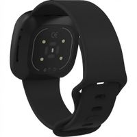 imoshion Bracelet sport en silicone Fitbit Versa 4 / 3 / Sense (2) - Noir