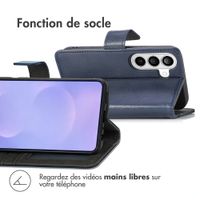 imoshion Étui de télephone portefeuille de luxe Samsung Galaxy S26 - Bleu foncé