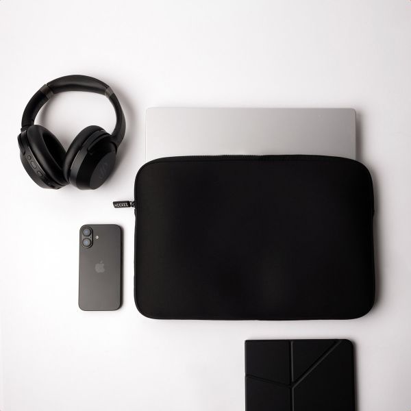 Accezz Pochette ordinateur 15-16 pouces - Noir