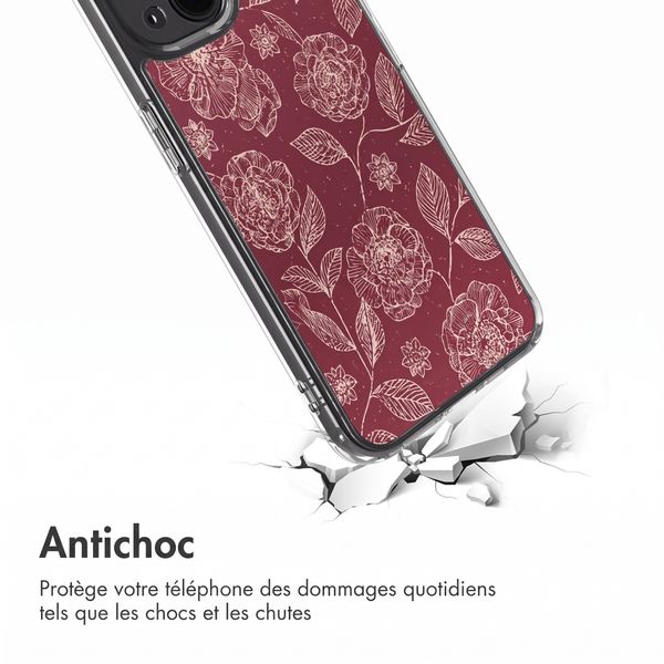 imoshion Coque Design Apple iPhone 14 - Deep Rose