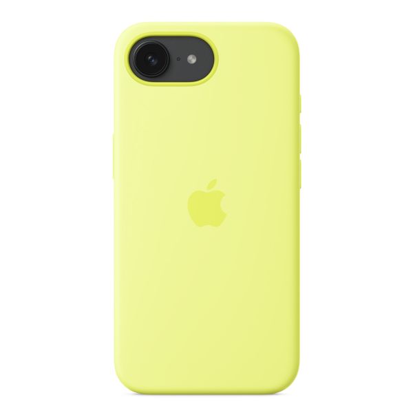 Apple Coque en silicone Apple iPhone 17e / 16e - Neon Yellow